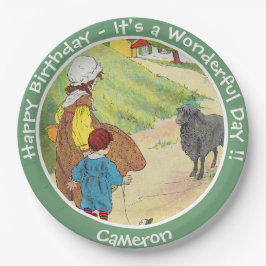 Baa, Baa, Black Sheep Birthday Party Collection ペーパープレート