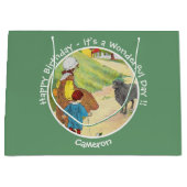 Baa, Baa, Black Sheep Birthday Party Collection ラージペーパーバッグ (正面)