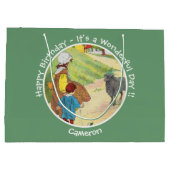 Baa, Baa, Black Sheep Birthday Party Collection ラージペーパーバッグ (裏面)