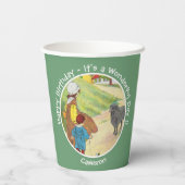 Baa, Baa, Black Sheep Birthday Party Collection 紙コップ (裏面)