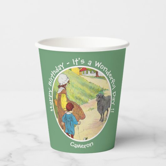 Baa, Baa, Black Sheep Birthday Party Collection 紙コップ (正面)