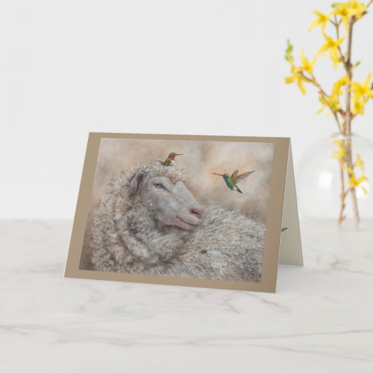 Baa Humバグカード カード (黄色い花)