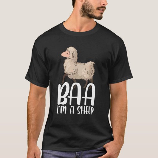 Baa I'm A Sheep Costume Tシャツ (正面)