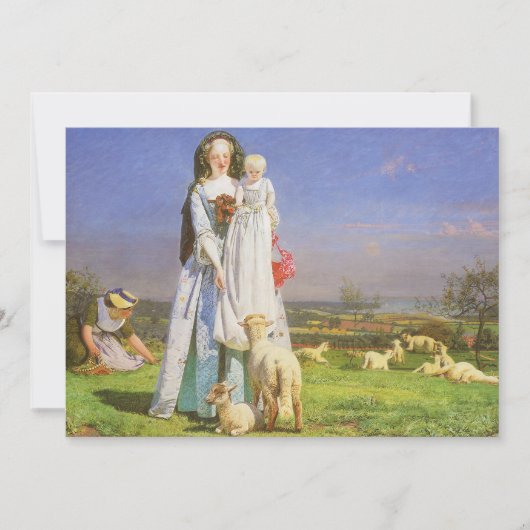 Baa Lambs かわいらし by Ford Madox Brown (正面)