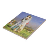 Baa Lambs かわいらし by Ford Madox Brown タイル (側面)