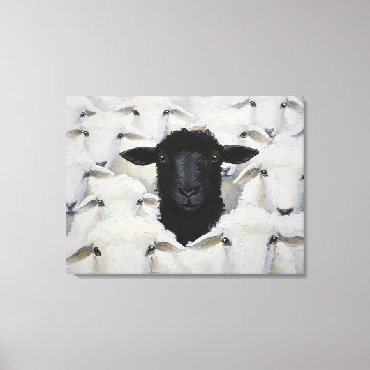 Baa-tle of Individuality キャンバスプリント (正面)