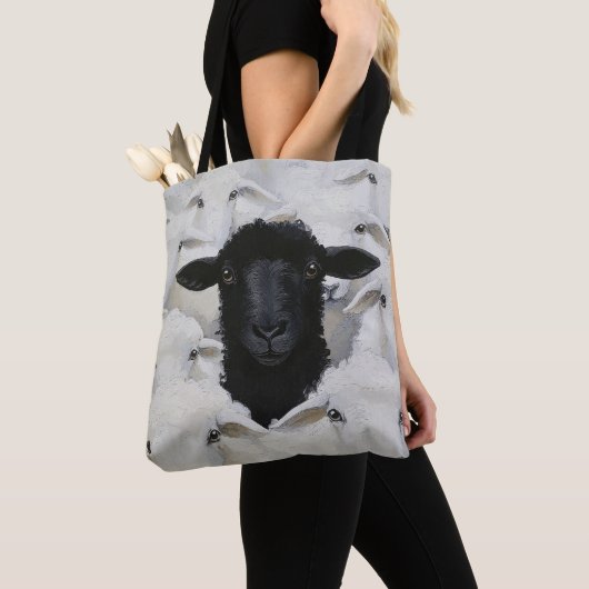 Baa-tle of Individuality トートバッグ (クローズアップ)