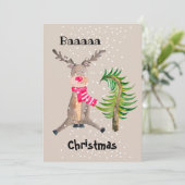 Baaaaクリスマスウォーター色トナカイ シーズンカード (スタンド正面)