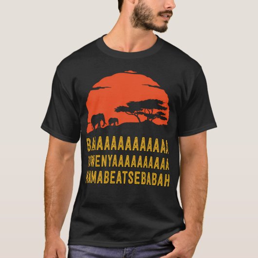 Baaaaaaaaaaaaaaaaaa Sowenyaaaaaaaaaaaaaaaa Mamabea Tシャツ (正面)