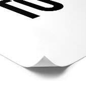 Baaaad To The Bone Funny Black Sheep Pun ポスター (角)