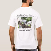 BaaBaaDoo小型Silkies Tシャツ (裏面)