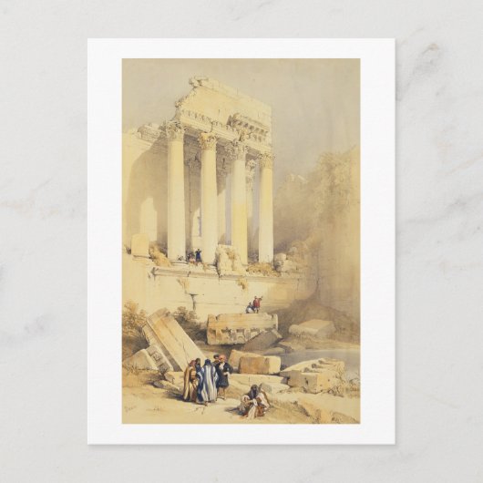 Baalbec、プレート79、「聖地」第2巻から ポストカード (正面)