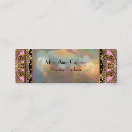 Baarnetscueのエレガントで細いプロフェッショナル スキニー名刺 (正面)