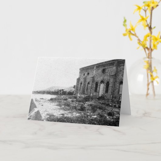 Babの神社、ca. 1920年 カード (黄色い花)