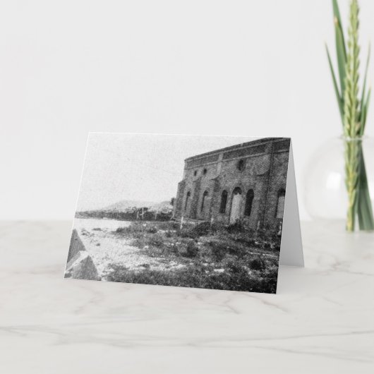 Babの神社、ca. 1920年 カード (正面)