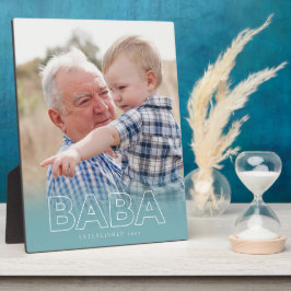 "Baba" 就任記念日 | 父の日フォトギフト フォトプラーク