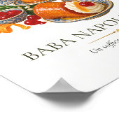 Baba Napoletano – Vintage Italian Dessert ポスター (角)