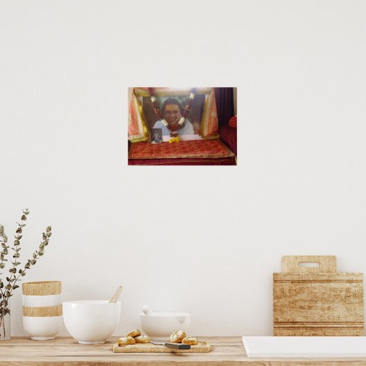 Babaji at Haidakhandi Ashram Poster ポスター (キッチン)