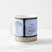 Babalooの芸術のロゴのマグ コーヒーマグカップ (正面左)