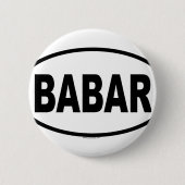 BABAR 缶バッジ (正面)