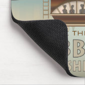 Babbageの飛行船のヴィンテージ旅行都市 マウスパッド (コーナー)