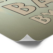 Babbage by Airship Steampunk Vintage Travel ポスター (角)