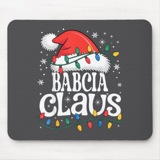 Babcia Claus Funny Xmas Christmas Grandma Holiday  マウスパッド (正面)