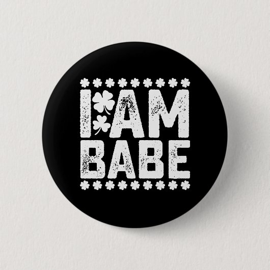 Babeもしに戻る私はBabeカップルのマッチング 缶バッジ (正面)