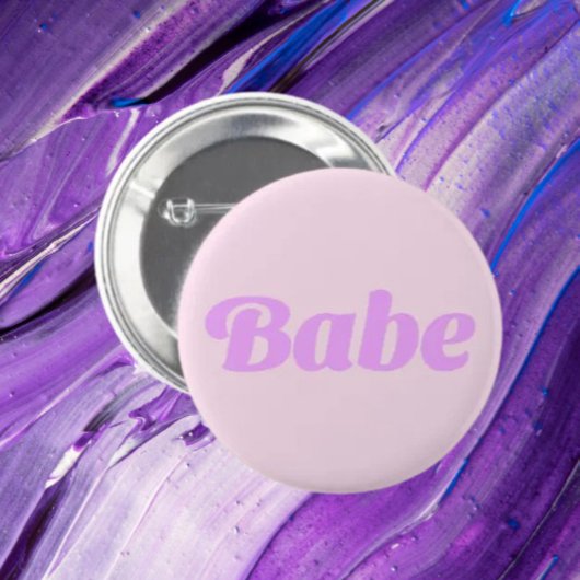 BABE コンフィデンスボタン - 自信を身に着けよう 缶バッジ