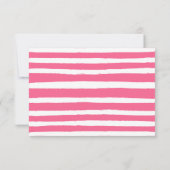 BABE ピンクプールパーティーの女の子の誕生日 サンキューカード (裏面)