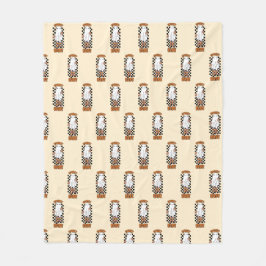 "Babe"女不気味性ハロウィーン幽霊オレンジ フリースブランケット