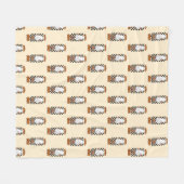 "Babe"女不気味性ハロウィーン幽霊オレンジ フリースブランケット (正面(横))