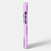 "Babe"女不気味性ハロウィーン幽霊レトロパープル Case-Mate iPhoneケース (裏面 / 左)