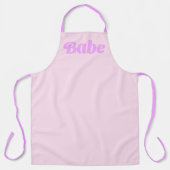 BABE Statement Apron – Cook Cute, Serve Confidence エプロン (正面)