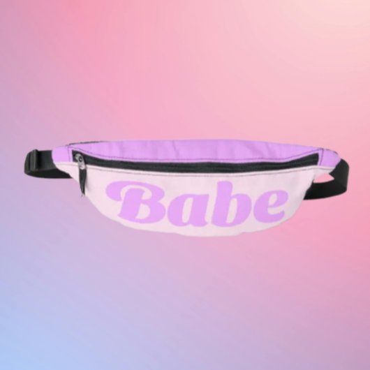 BABE Statement Fanny Pack – 大胆で楽しい ファニーパック