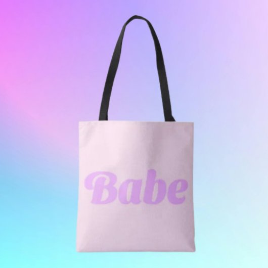 BABE Statement Tote Bag –思い切り持ちこなして トートバッグ