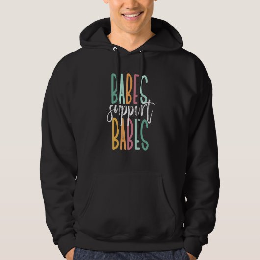 Babes Support Babes パーカ (正面)