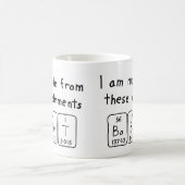 Babet定期的なテーブル名mag コーヒーマグカップ (中央)