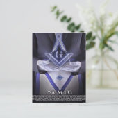 babfa280806c9f0f9ee8b4aef15b660f – メーソニックシンボル – ポストカード (スタンド正面)