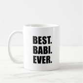 Babiの最も最高のなチェコの祖母 コーヒーマグカップ (左)