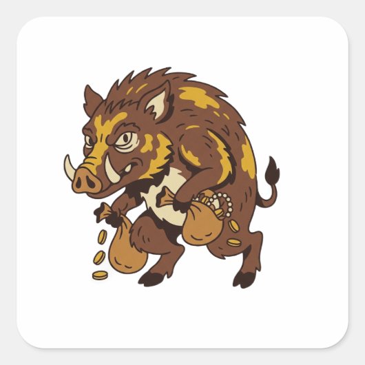 Babi Ngepet スクエアシール (正面)