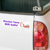 BabiedをDoulasBigBalls1得て下さい バンパーステッカー (トラック上)