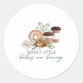 Babies are Brewing ラウンドシール