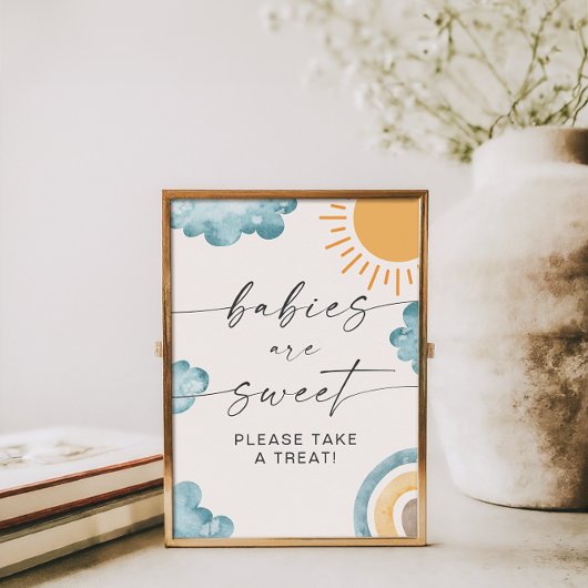 Babies Are Sweet Baby Shower Sunshine ポスター