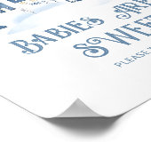 Babies are sweet Its takes a Village Winter Snow ポスター (角)