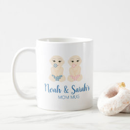 Babies Twins Boy and Girl for Mother コーヒーマグカップ