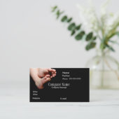 BabiesFeetInBlack-4-zazzle、Companyの会社名、Compa… 名刺 (スタンド正面)
