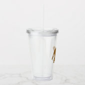 Baboon monkey art アクリルタンブラー (右)