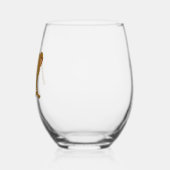 Baboon monkey art ステムなしワイングラス (左)