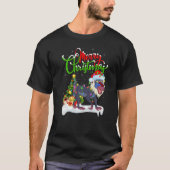 Baboon Xmas Decorations Santa Baboon Christmas Tシャツ (正面)